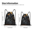thumbnail image 2 of Sikiie Full Moon Black Dragon Drawstring Backpack Drawstring Bags, Draw String Back Bag for Sports, Gym, Travel, Swimming, Beach-Medium, 2 of 6