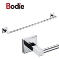 thumbnail image 4 of Bathroom square Towel Ring Chrome Zinc-alloy Black, 4 of 5