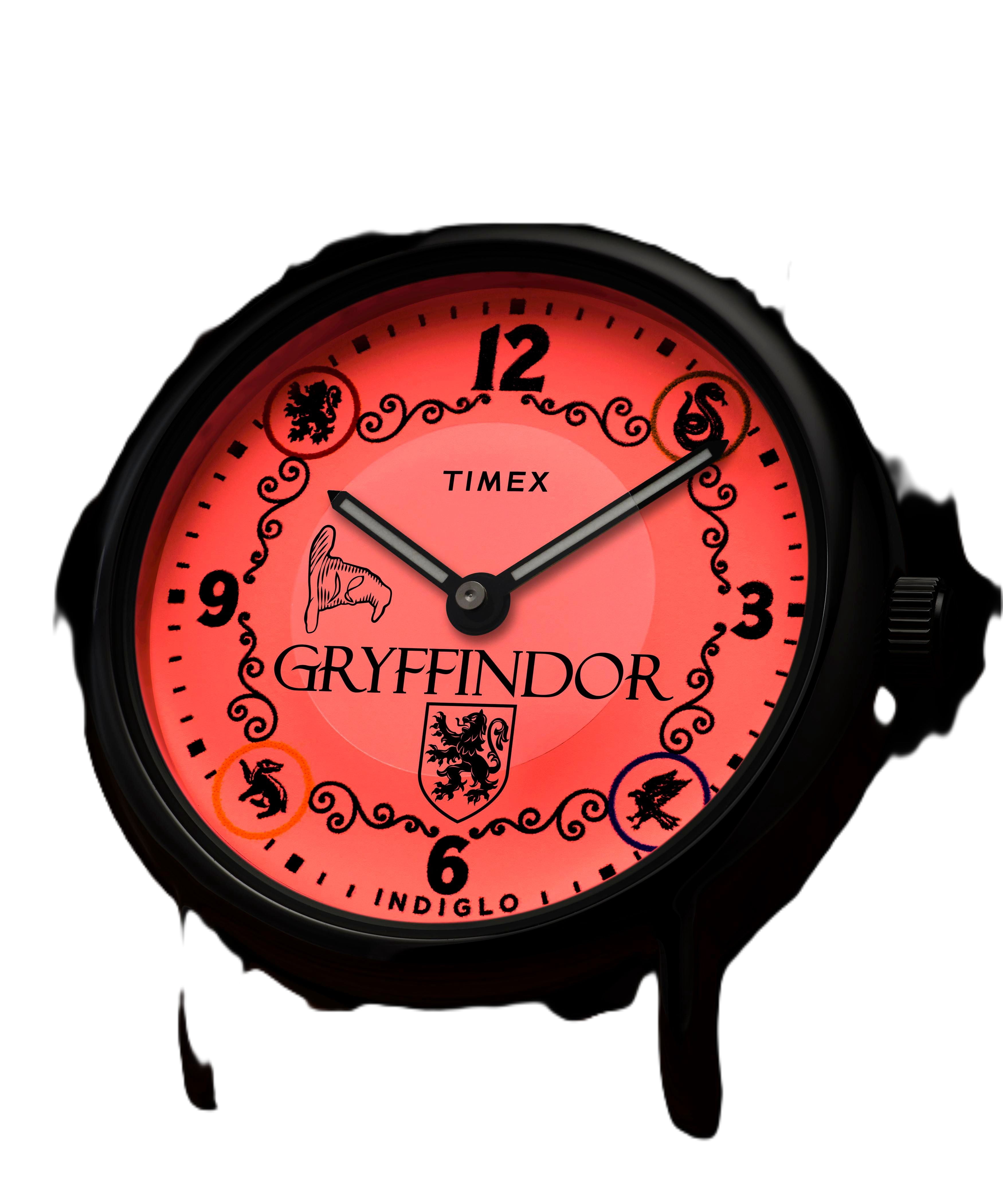 Timex Unisex Harry Potter x Weekender Gryffindor House 38mm Watch - Brown Two- Piece Cream Dial Silver-Tone Case
