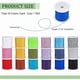 thumbnail image 2 of Hilo de nailon de 378 yardas, 18 colores, 0,4 mm, para abalorios, pulseras y nudos chinos., 2 of 9