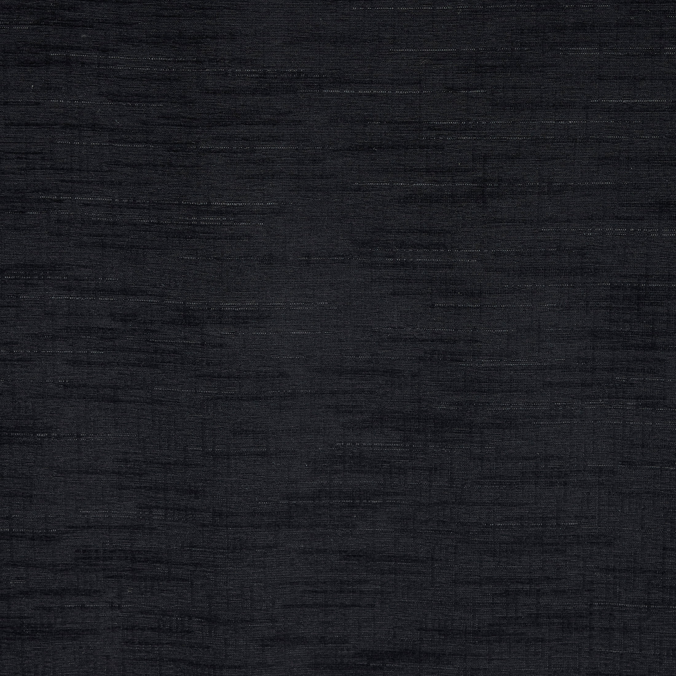 Better Homes & Gardens Textured Solid Chenille Blackout Single Curtain Panel, Black, 50"W x 84"L