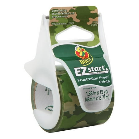 Duck Brand EZ Start Camo Packaging Tape