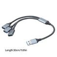 thumbnail image 2 of USB Male to 1xUSB3.0 Female and 2xUSB2.0 Female Hubs Adapter for PC TVs Charging Keyboards, 2 of 8