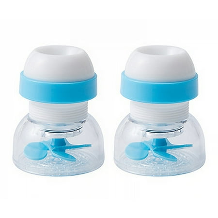 

GYMNASTIKA Faucet Rotating Filter 2Pcs Faucet Water Purifier Rotating Anti-splash PP Kitchen Filtering Aid for Rust Adsorbing