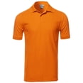 thumbnail image 1 of FashionOutfit Men's Solid Short Sleeves Two Button Placket Long Line Polo Shirt, 1 of 3