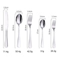 thumbnail image 2 of Matte Black Stainless Steel Flatware Set For Home Kitchen 5PCS, 2 of 10