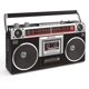 thumbnail image 2 of Boombox Riptunes Negro Estilo Clásico con Reproductor de Cassette y Radio AM/FM para Hombre, 2 of 9