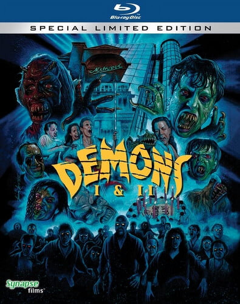 SYNAPSE FILMS, Demons Blu-ray, Horror, Italian Cut, Widescreen