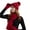 Wine, variant on XMMSWDLA Womens Winter Knit Warm Hat +Long Scarf+Touch Screen Gloves Set Skull Caps Neck Scarves for Women Men Hats for Women