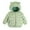 04Green, variant on Hicidod Winter Jacket for Girls Lightweight Puffer Thicken Down Coat Bear Hoods Solid Color Toddler Warm Boys Outerwear