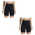 thumbnail image 3 of Jumpingount Pantalones cortos de cintura alta para mujer, pantalones de entrenamiento sin costuras, mallas para Fitness, levantamiento de cadera, Type1 NO1, 3 of 6