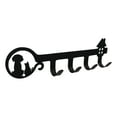 thumbnail image 1 of Maytalsory Multi-purpose Key Holder For All Settings Decorative Wall Mounted Iron Key Black25.5×7×3.5cm, 1 of 6