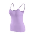 thumbnail image 3 of MuXiKeJi Clothes Cotton Shelf Bra Camisole Tops for Women Adjustable Spaghetti Strap Tank Top Summer Cami Shirt 3 Pack, 3 of 3