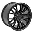 thumbnail image 4 of OE Wheels CV22 17 Inch Rims Fit Corvette C7 Z06 Style 5x120.65 17x9.5 Satin Black - Hollander 5734 (Set of 4), 4 of 5