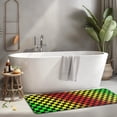 thumbnail image 2 of Rainbow Color Checkered Pattern Kitchen Rug Mat,Kitchen Runner Rugs Non Skid Washable,Decorative Kitchen Floor Mats for Kitchen,Sink,Laundry,17"x47.2", 2 of 7