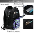 thumbnail image 4 of Balery Cute Halloween Mochila con carga USB para hombre y mujer - Mochila impermeable y antirrobo para laptop con puerto USB para viajes, trabajo, 4 of 7