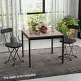 thumbnail image 2 of Costway 2-Pack Folding Chair with Metal Curved Feet Wide Seat & Ergonomic Backrest Black, 2 of 7