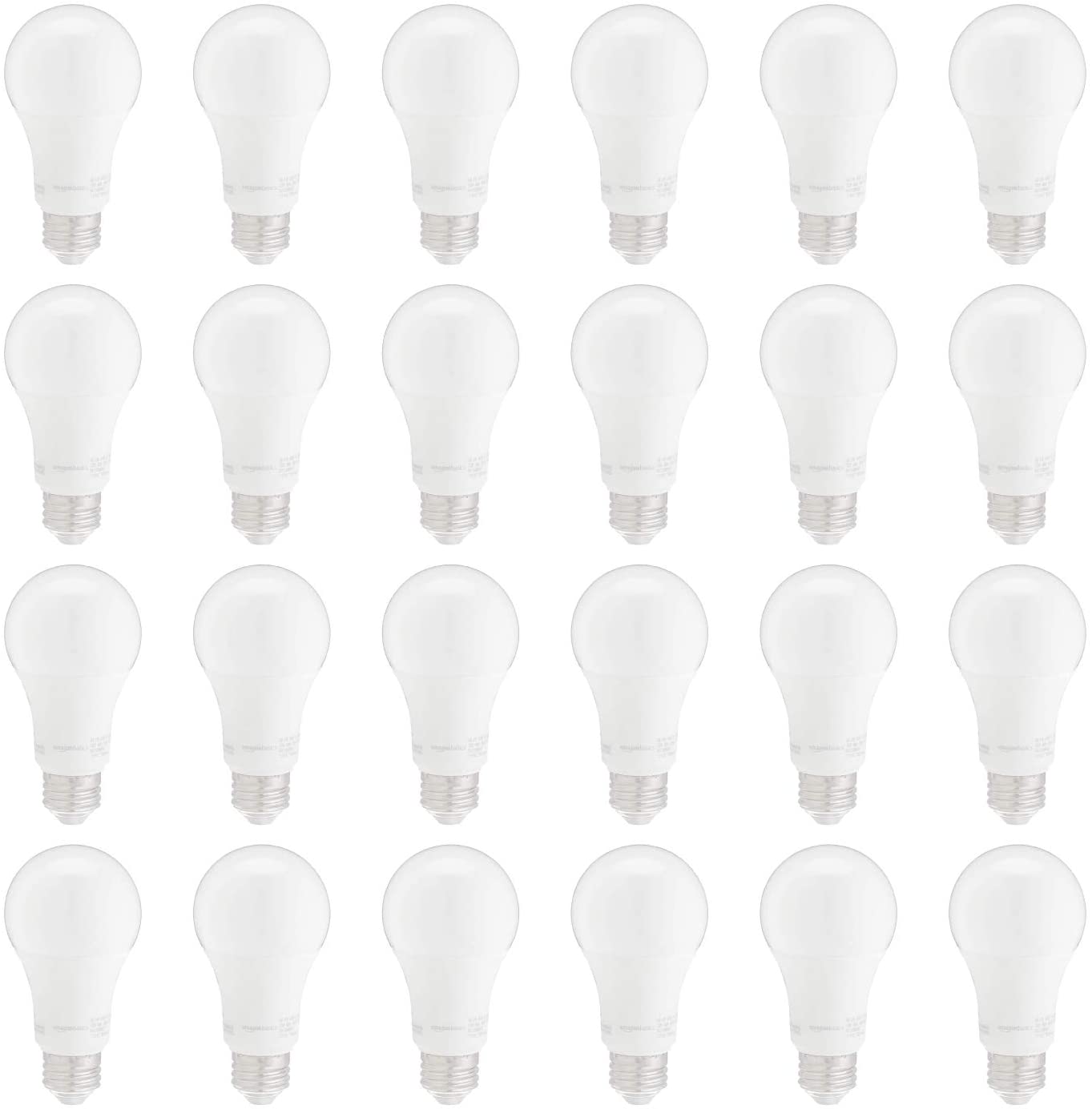 100W Equivalent, Daylight, NonDimmable, 10,000 Hour Lifetime, A19 LED Light Bulb 24Pack