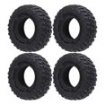 thumbnail image 1 of Pneus de voiture RC 1,0 pouce 55 x 19 mm en caoutchouc pour chenilles Axial SCX24 FMS FCX24 AX24 1/18 1/24, 1 of 4