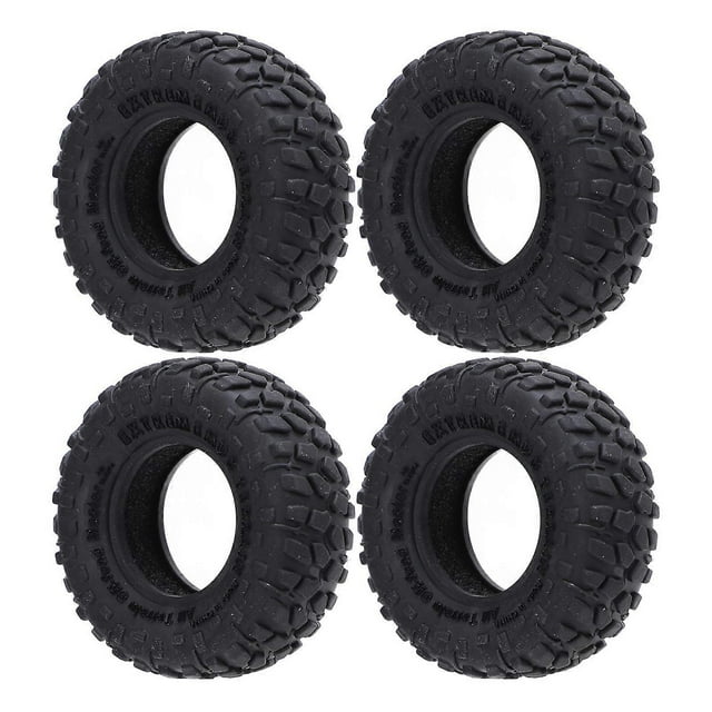 Pneus de voiture RC 1,0 pouce 55 x 19 mm en caoutchouc pour chenilles Axial SCX24 FMS FCX24 AX24 1/18 1/24