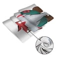 thumbnail image 5 of Merry Christmas Buffalo Check Plaid Polka Dot Gnomes Shower Curtain Tree Candy Cane Winter Holiday Party Decorative 72"x72", 5 of 7