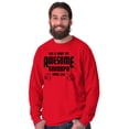 thumbnail image 4 of What An Awesome Grandpa Looks Like Men's Long Sleeve Tee T Shirt Brisco Brands X, 4 of 6