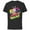 Black, variant on Luke Skywalker vs Darth Vader Duel Retro 1980 Vibe - Short Sleeve Cotton T-Shirt for Adults - Customized-Black