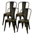 thumbnail image 5 of Metropolis Metal Industrial Side Chair (Set of 4) - na Dining Chairs Distressed White, 5 of 5