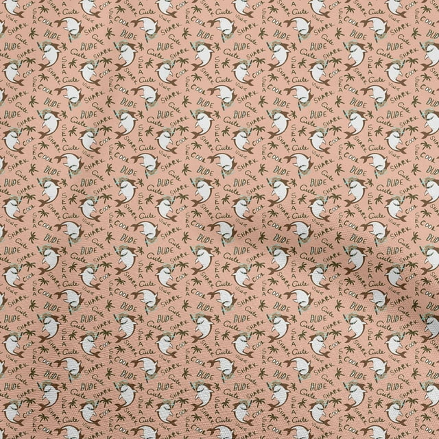 oneOone Viscose Chiffon Peach Fabric Beach Sewing Craft Projects Fabric Prints By Yard 42 Inch Wide