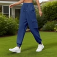 thumbnail image 6 of Womens Pants Tall Long legs Athletic Jogger Sweatpants for Women with Pocket and Drawstring Workout Pants for Women, 6 of 7