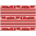 thumbnail image 1 of Ahgly Company Indoor Rectangle Patterned Light Coral Pink Area Rugs, 2' x 5', 1 of 6