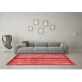 thumbnail image 3 of Ahgly Company Indoor Rectangle Abstract Red Modern Area Rugs, 4' x 6', 3 of 4
