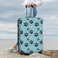 thumbnail image 3 of Lsque Cute Dog Footprints Printed Luggage Cover, Travel Luggage Protector,Scratch and Dirt Resistant, Fits 18-32 Inch Luggage -, 3 of 9