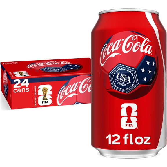 Coca-Cola Soda Pop Cans, 12 fl oz, 24 Pack