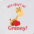 thumbnail image 3 of Inktastic Wild About My Granny Baby Burp Cloth, 3 of 3