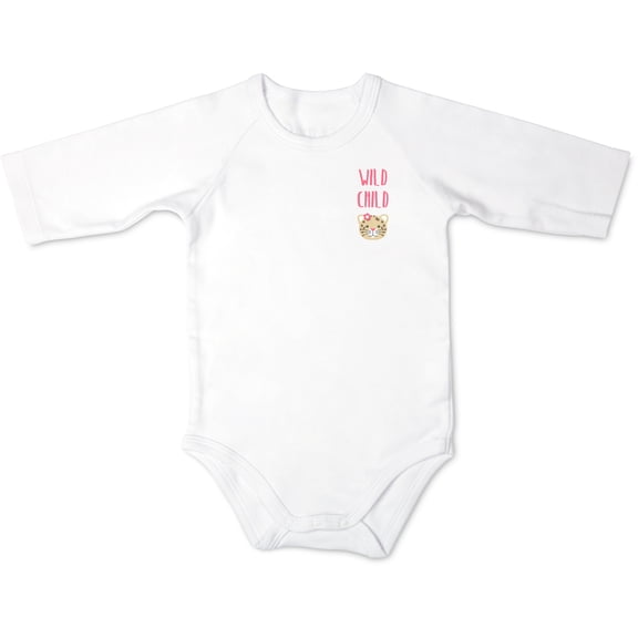 Pavilion Gift Company - Jungle Cat - 6-12 Months 3/4 Length Sleeve Onesie