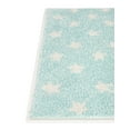 thumbnail image 4 of Unique Loom Whimsy Kids Collection Area Rug - Stars (2' 2" x 3' 1" Rectangle Clear Blue/Ivory), 4 of 9