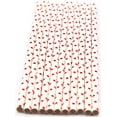 thumbnail image 2 of Pack of 900 Red Polka Dot Biodegradable 4-Ply Paper Drinking Straws (Compostable, Non-toxic, BPA-free), 2 of 3