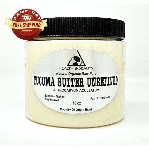 Tucuma Butter Unrefined Organic Extra Virgin Natural Raw 100% Pure 64 oz, 4 lb