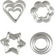 thumbnail image 1 of Juego de 12 Cortadores de Galletas de Corazón, Cortadores de Galletas de Metal, Cortadores de Galletas de Acero Inoxidable, Cortadores de Galletas de Dulce de Azúcar, Corazones de Chocolate, Estrellas, 1 of 5