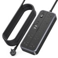 thumbnail image 1 of NTONPOWER Cable de extensión de 15/25 pies con múltiples tomacorrientes, regletas con protección contra sobretensiones, cable de extensión largo protector contra sobretensiones para el hogar, oficina,, 1 of 5