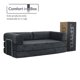 thumbnail image 5 of Sofá Cama De Espuma Sellada Al Vacío 2 Plazas Japandi Tenka Dark Grey, 5 of 6
