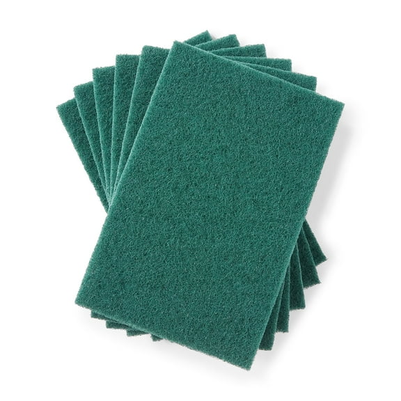 COASTWIDE Medium Duty Scouring Pad Green 10/Pack CW56787