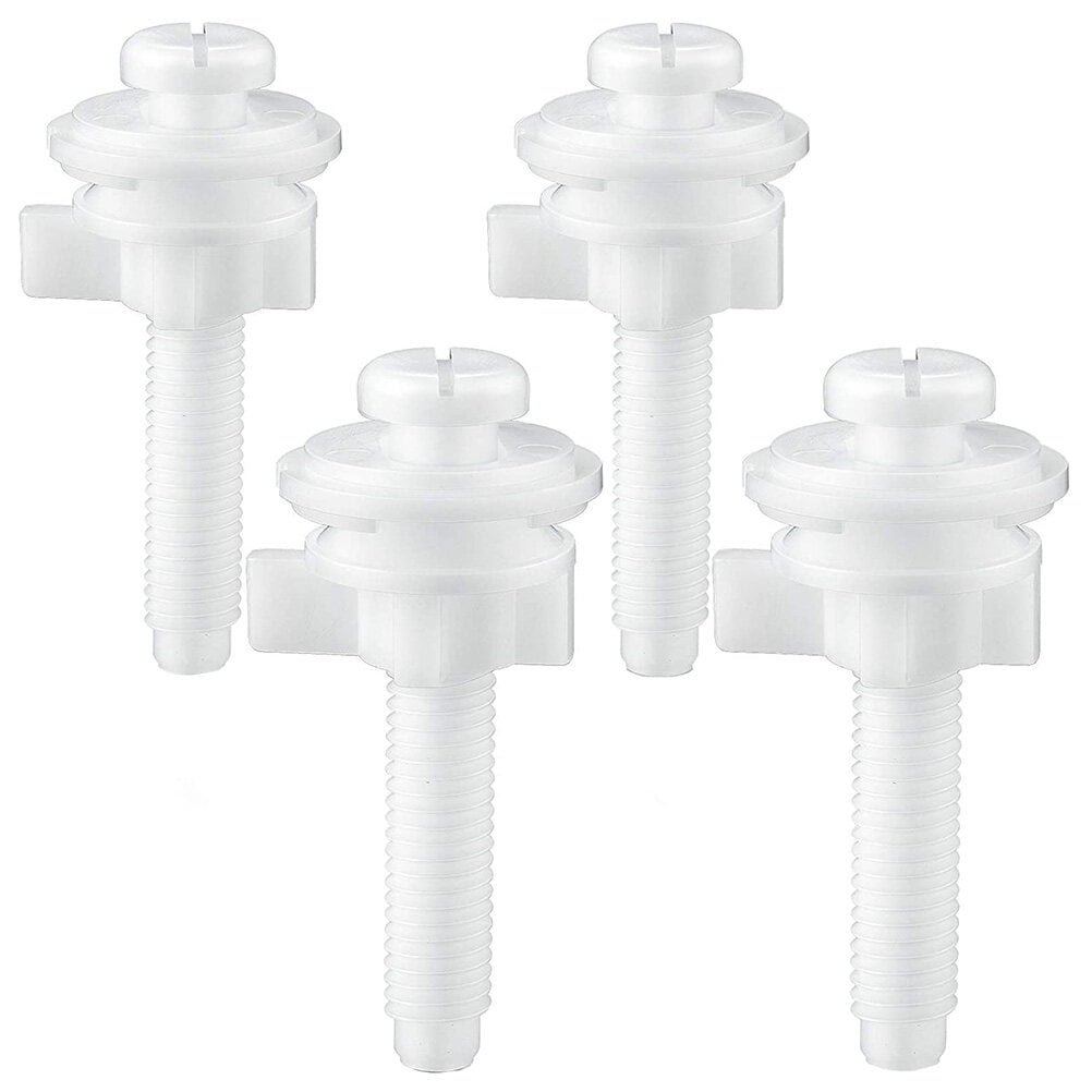 4pcs Toilet Lid Screws Toilet Seat Cover Fixing Screws Toilet Seat