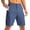 Light Blue, variant on Mens Golf Shorts Relaxed Fit Stretch Business Casual Short Button Elastic Waist Bermuda Workout Short, L