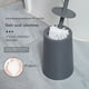 thumbnail image 4 of RKSTN scrub brush with long handle Toilet Brush And Set, Plastic Brush Bathroom Cleaning Bowl Brush Set With Lid, 4 of 7