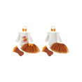 thumbnail image 2 of Lairauiy Infant Baby Girl Thanksgiving Clothes Set 0-18 Months Letters Romper with Skirt Headband Stockings Outfits, 2 of 8
