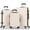 Beige, variant on Sunbee Luggage Sets 3 Piece Hardshell Luggage Hardside Luggage Set Lightweight Suitcases with Spinner Wheels, TSA Lock
