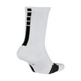 thumbnail image 4 of Nike Men's Elite Basketball Crew Socks, White and Black, 4 of 4