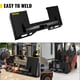 thumbnail image 5 of VEVOR Universal Skid Steer Mount Plate 1/4" Grosor Skid Steer Plate Attachment 3000LBS Capacidad de peso Quick Attach Mount Plate Steel Adapter Loader Fácil de soldar, 5 of 8
